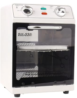 LINBEAUTI 10L große Kapazität Autoklav, trockene Hitze Sterilisator mit Tablett Sterilisator für Maniküre, Zahn-und Friseurbedarf