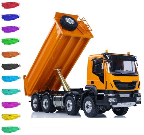 TOUCAN RC HOBBY 1/14 LESU 8X8 RC Hydraulik Kipper LKW Kipp-Dumper Auto Modell