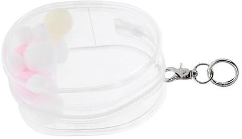 GARVALON Mini Klare Tüten Puppentasche Transparente Aufbewahrungstasche Für Puppenzubehör Robuste Puppenlagertasche Tragbare Reisehülle Zum Aufhängen PVC-Material Für Einfache Präsentation