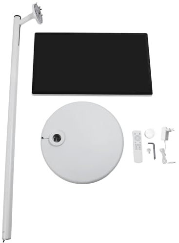 TV con Pantalla Táctil de 24 Pulgadas y 1080p, Televisor Táctil de Pantalla Completa con Rotación de 360° con 8G RAM, 128G ROM, Transmisión Inalámbrica, Función de (Enchufe de la