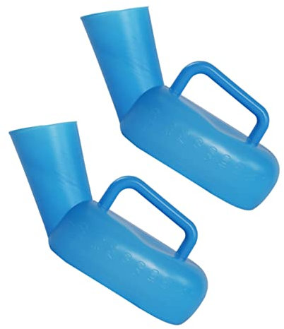 KOMBIUDA 2stücke Handurinale Mit Breitem Auslauf Für Männer Leichte Urinaltöpfe Für Hausgebrauch Ergonomisches Design Langlebig Und Robust