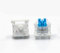 Interrupteurs, Commutateurs Mécaniques pour Claviers, clavier mécanique switch Bleus Transparents, pour Claviers Rétroéclairés LED,Interrupteur de clavier mécanique, Durables et Résistants (10)