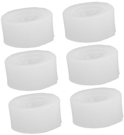 PRETYZOOM 6pezzi Stampo in Silicone per Macaron Stampi per Alimenti Forniture da Forno Stampi per Torte Caramelle Biscotti Silicone Riutilizzabile Facile Rilascio Alta Precisione