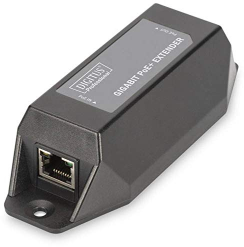 DIGITUS Professional PoE+ Extender Repeater Gigabit Ethernet RJ-45 / bis zu 100 m