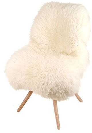 Kaiser Tapis en Peau d'agneau Blanc Naturel 100-110 cm
