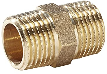 H2O-Flex® Gewindefitting 1 1/2“ Doppelnippel Messing Fitting