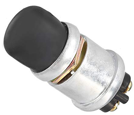 Interruttore a pulsante del clacson, Fydun 2Pin 12V 20A impermeabile Interruttore della bici della barca per auto Pulsante clacson Avviamento del motore Heavy Duty universale