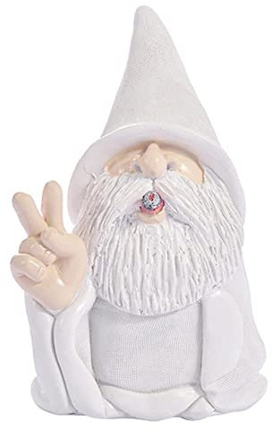 MANQILE Décor de Jardin GNOME personnalisé Barbe Blanche Nain Figurine en résine Maison Ornement de Jardin pour la décoration extérieure intérieure