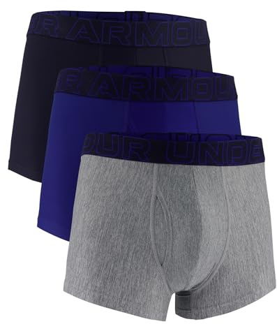 Under Armour retroshorts för män (3-pack), Royal Heather - Core 3-pack, 3XL