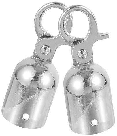 OSALADI Embouts De Corde avec Crochet en Acier Inoxydable 7.6 Pouces Butée De Fin De Corde pour Rampe Et Terrasse Lot De 2