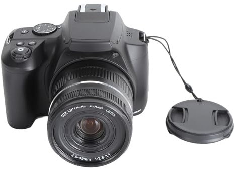 Appareil Photo Numérique Professionnel 64 MP pour la Photographie, Appareil Photo 4K Vlogging pour Youtube avec écran Rabattable 3 Pouces, Zoom Numérique 40X, Appareil Photo