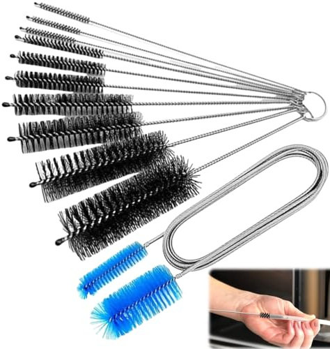 Cepillo para Tubos de Acuarios,11pcs Cepillo para Tubo de Aire y Manguera de Acuario,Cepillo Adecuado para Tuberías de Acuarios,Adecuado para Tuberías de Acuarios