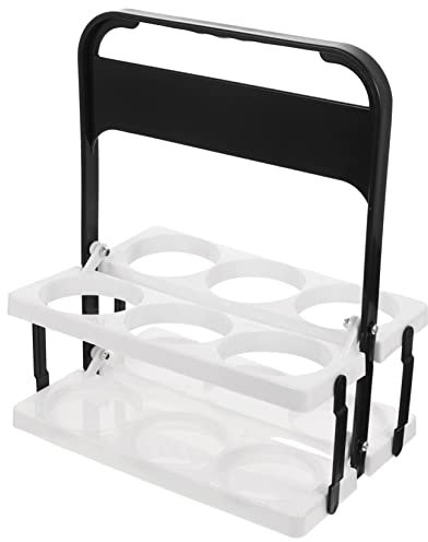 PHENOFICE Faltbarer Bierträger Kunststoff Bierflaschen Organizer Für Bar Mit Stabilem Griff Kompakter Transportkorb