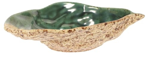 Luxshiny Ceramic Shell Plate Irregular Oyster Style Dining Dish