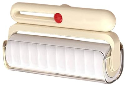 wiroouia Rouleau anti-peluches réutilisable pour enlever les poils de chien, fournitures de nettoyage pliable pour canapé, chapeau, bureau, voiture, intérieur, voyage, chaussures, tapis, meubles