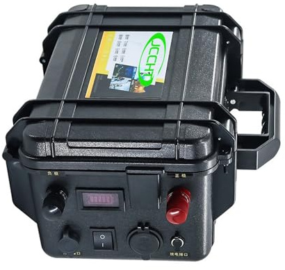 JCCHT 12V 24V 60Ah 80Ah 100Ah 120Ah 150Ah 200Ah Lithium Battery Rechargeable Outdoor Thruster Battery for Fishing Boat Propeller Marine Propulsion Accessory,24V100Ah