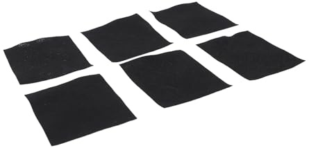 Brrnoo 1200 Dischetti di Cotone Neri Delicati per la Rimozione del Trucco e la Routine di Cura della Pelle 5x6 Cm