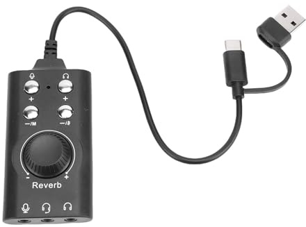 OVAQUIXI Adaptateur Audio USB vers Jack 3,5 Mm, Carte Son Externe Plug & Play avec Contrôle du Volume et Prise en Charge du Micro pour Les Jeux et Les Appels