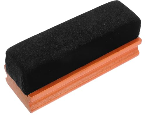 Alipis Brosse pour Disques Vinyles en Bois et Velours, Nettoyage Antistatique sans Rayures, Accessoire pour Tourne-Disque Vintage, Brosse de Nettoyage Multifonction pour Vinyle et CD,