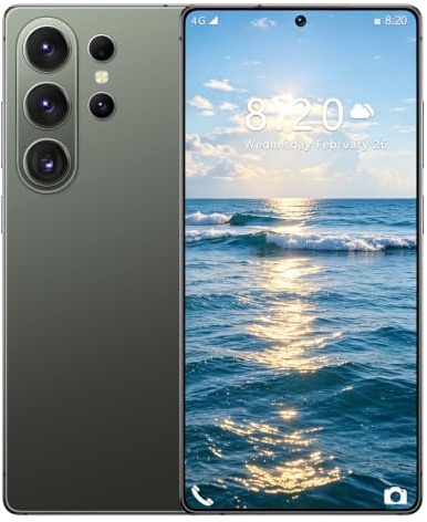 McMgc Smartphone 4G débloqué, écran perforé Incell de 6,75 Pouces, 4Go+32Go Extensible jusqu'à 256Go, processeur Octa-Core MTK6739, Android 12, Triple Emplacement pour 2 Nano-SIM + Carte TF (Green)