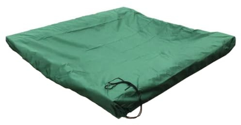Yeaxxsqy Copertura per sabbiera, Verde, 120 x 120 cm, Impermeabile, Antipolvere, Protezione UV, per Piscina
