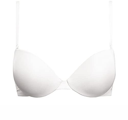 SIèLEI Reggiseno Push-up Coppe Gel 1344 con Ferretto (1, Bianco)