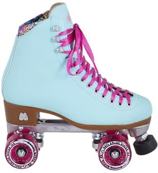 Moxi Skates - Strandhäschen - Modische Damen Rollschuhe | Blauer Himmel | Größe 5