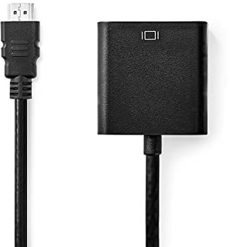Nedis Cable HDMI-VGA Conector HDM I - VGA Hembra 0.2 m
