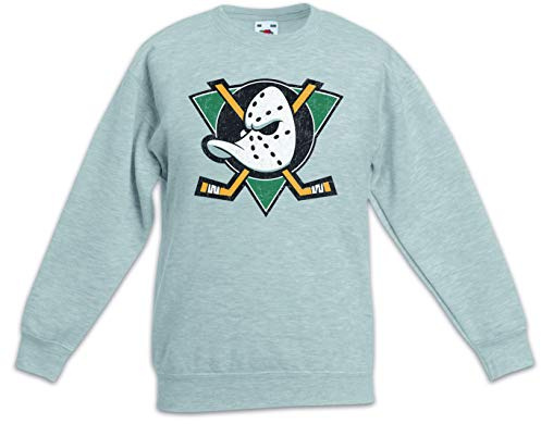 Urban Backwoods Ducks hockey barn pojkar flickor pullover, GRÅ, 8 år