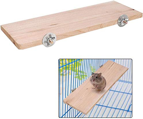 HEEPDD Holz Plattform Brücke für Kleintiere, Knabberspielzeug für Hamster, Chinchillas, Meerschweinchen