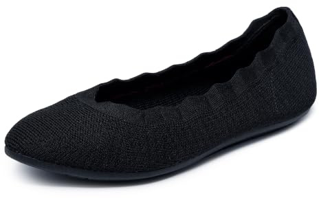 Skechers Dam Cleo 2.0-Love Spell Loafer Flat, Svart stickad, 39 EU