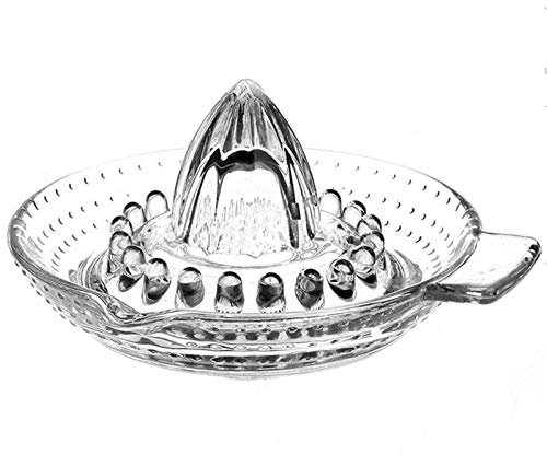Glass Manual Lemon Juicer Orange Squeezer Juice Extractor Fruit Juicer Cocktail Drink Kitchen Accessories (Color : Clear)