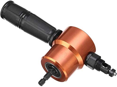 Tools Drilling equipment YT-160A Gold Double Head Sheet Metal Nibbler Cutter Drill Attachment Metal Sheet Cutter mandrel Drill bit Set