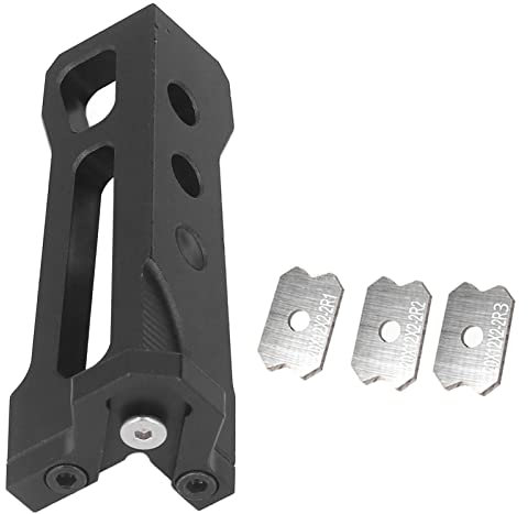 Holzbearbeitungs-Kantenschneider mit 3 Klingen, Aluminium-Banding, Bogentrimmen, Manuelles Hobelmesser, Eckenholz, Fasen, Filet, Schaber, Brett, Entgratungswerkzeug, Trimmer