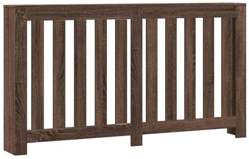 vidaXL Heizkörperverkleidung Eichen-Optik 149x20x82 cm Holzwerkstoff