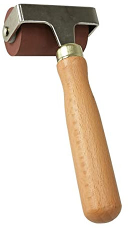 LALAFINA Gummiwalze Tintenroller Für Schüler 5cm Durchmesser Langlebiges Material Schwarz Stempelwerkzeug Für Kunstdruck Und Malerei