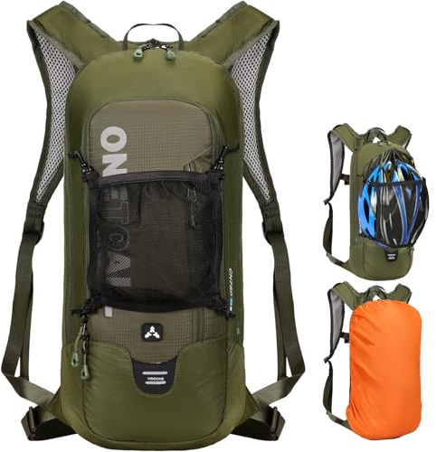 LOCAL LION Fahrradrucksack Skirucksack klein für Damen Herren 6L Ultraleicht wasserdicht zum Skifahren Radsport Camping
