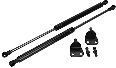 JANZU 2X Universal 400Mm 300N Puntales de Coche Cubierta Delantera del Coche Capó Trasero Maletero Compuerta Trasera Arranque Amortiguador Amortiguador Barra de Soporte Resorte de Gas