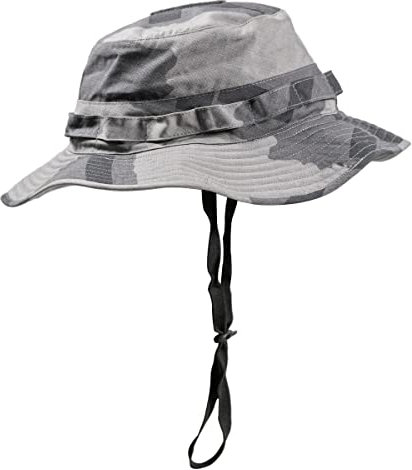 Taktischer Camo Boonie Hut Fischerhut Jagd Outdoor Wandern Camping Hut (DE/NL/SE/PL, Alphanumerisch, L, T-Block Urban)