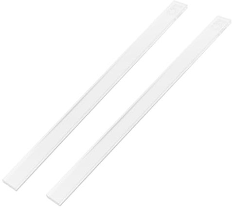 Luxshiny 2pezzi Strumenti Misurazione Dello Spessore Impasto in Acrilico Scala Per Pasta Righelli Guida Accessori Per Misurazione Dello Spessore Impasto