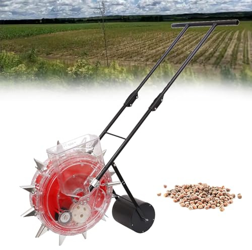 YKMYXZ, Precision Garden Seeder Manual Seeder Machine with 12 Sowing Ports Precision Seeder Row Planter Garden Spreaders