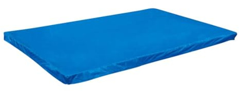 SUIOPPYUW Hopfällbart uppblåsbart poolöverdrag – skyddar enkelt skräp och damm. Uppblåsbart poolöverdrag effektivt, Blå, 450x220 cm