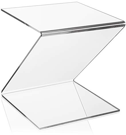 Z-Ständer Warenträger aus original PLEXIGLAS® z.B. als Präsentationsständer für Vasen/Figuren in Vitrine/Schaufenster und Ausstellung (20x20x28cm)