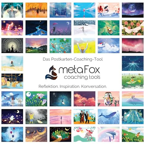 metaFox Traumwelten - Inspirierendes Postkarten-Set för coachning och självstreflexion