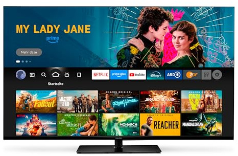MEDION TV 138,8 cm (55) (Fire TV, 4K Smart TV, Dolby Vision HDR, Dolby Atmos, Netflix, Prime Video, Bluetooth, DVB-T2, MD 855500)