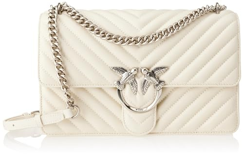 Pinko - Love One Classic DC Sheep Nappa Chevron, Borsa Donna