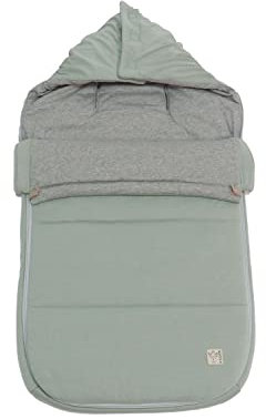 KAISER 65785556 TIFFY JERSEY Sommer Fußsack Perfekt für warme Tage geeignet 6-36 Monate Fb. slit green