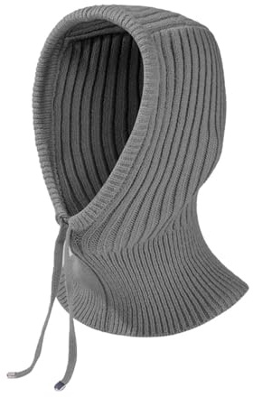 Rayson Damen Sturmhaube Strickmütze Winter Warme Verstellbar Mütze | Winddicht und Warm,Weich und Bequem,Wintermützen für Draußen,für Herbst und Winter
