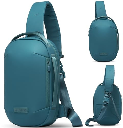 Gomatic Navigator RS Sling 6 L | Crossbody-Bag | Gürteltasche | Sling-Bag | Daypack | Tablet-Tasche | Umhängetasche für jeden Tag | Tagesrucksack wasserabweisend - Juniper