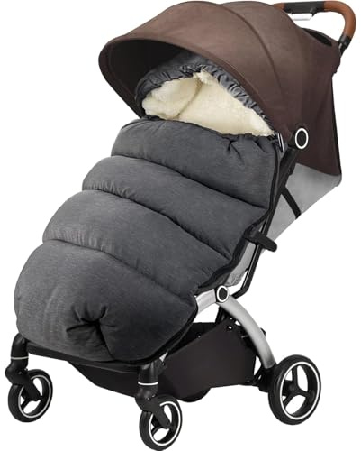 Coprigambe Passeggino Universale,Sacco Passeggino Invernale,100cm Ispessito